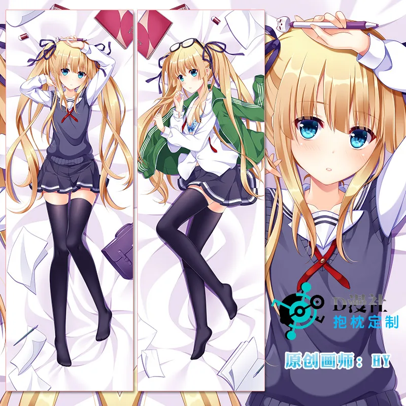 

Saekano: How To Raise A Boring Girl Eriri Spencer Sawamura Dakimakura Cozy Otaku Pillow Case