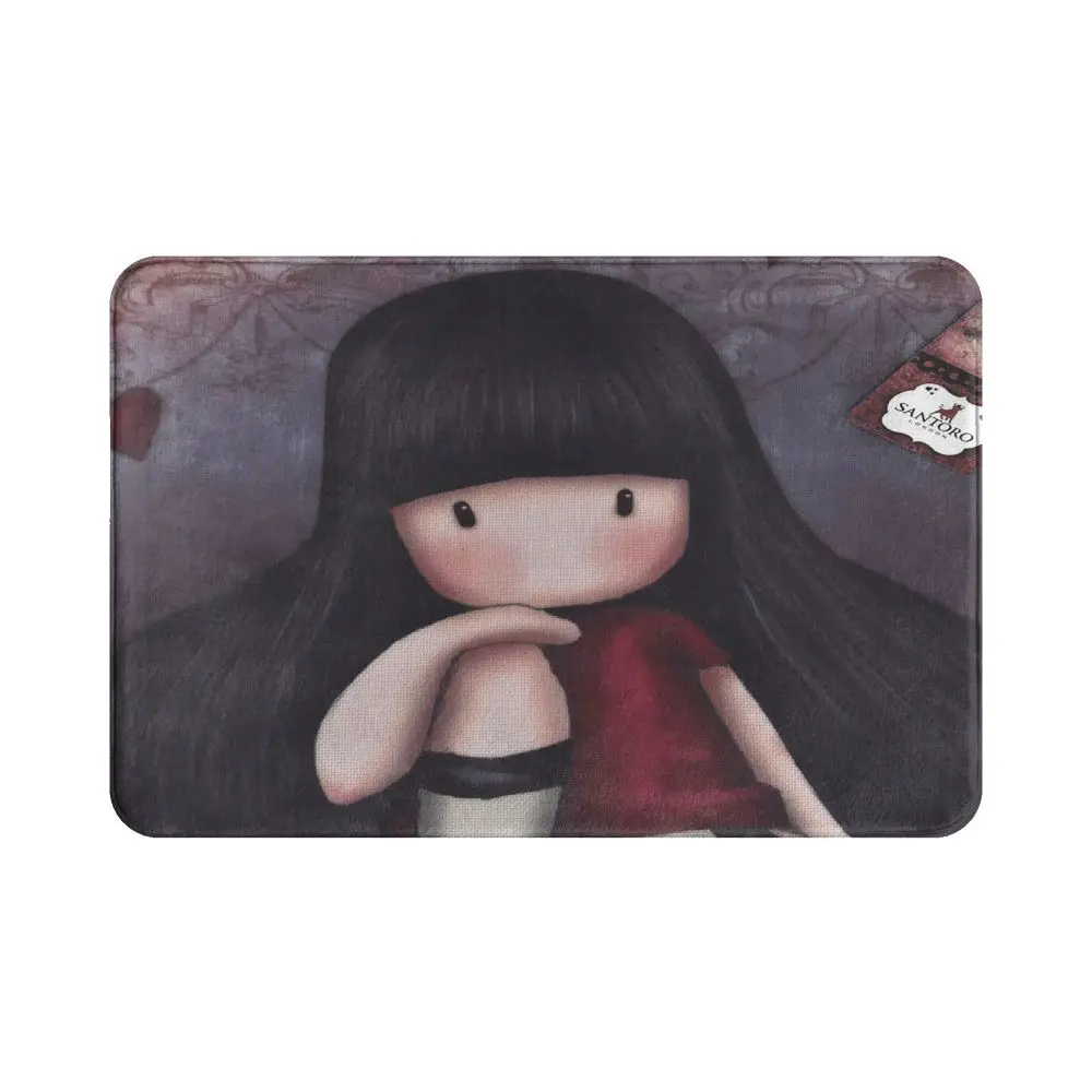 Santoro Gorjuss monedero con cremallera Forget Me Felpudo de diseño, muñeca antideslizante, alfombra de baño de entrada de cocina, alfombra, decoración del hogar, dibujos animados| | - AliExpress
