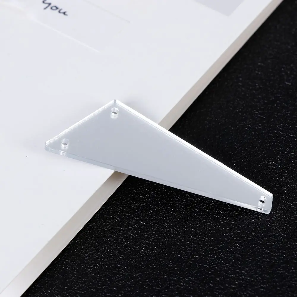 10/50pcs Crystal Mirror Sew On Rhinestones Irregular Acrylic Shiny White Sewing Rhinestone For Wedding Dress