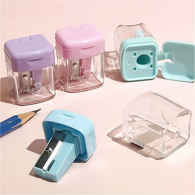 FABER-CASTELL Macron Color Single-Hole Pencil Sharpener Compact Portable Sharpener for Art Students Pencil Sharpening Tool 1 FABER-CASTELL Macron Color Single-Hole Pencil Sharpener Compact Portable Sharpener for Art Students Pencil Sharpening Tool 1