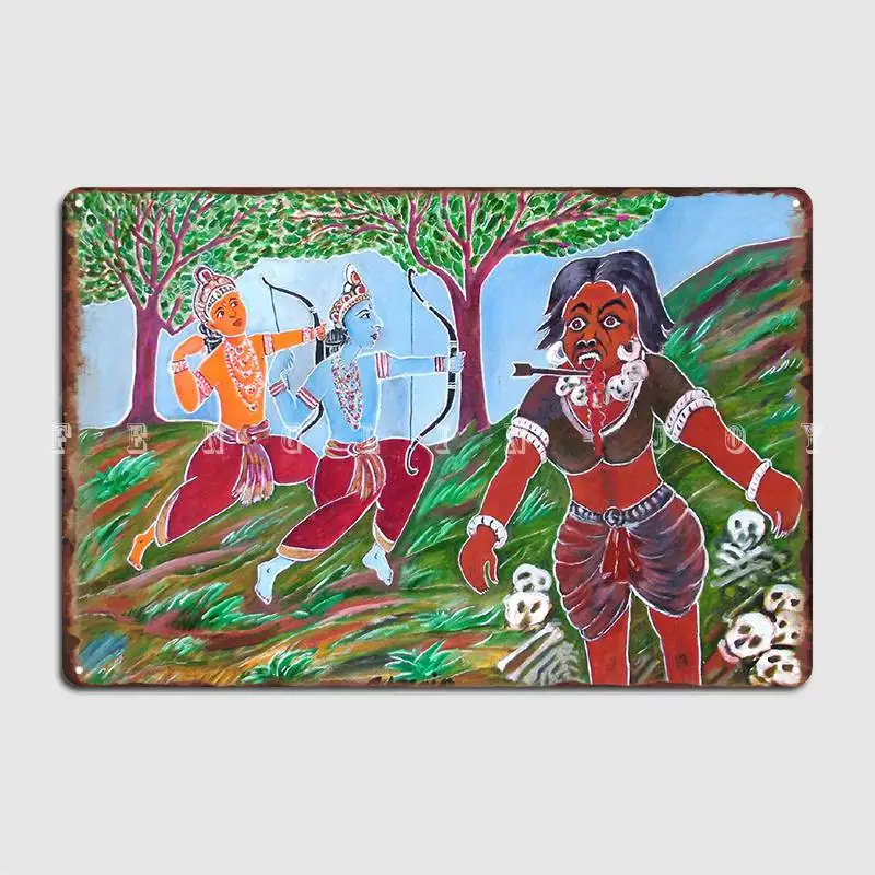 Ramayana Iv Metal Sign Garage Decoration Funny Club Party Pub Garage Tin Sign Poster