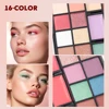 Portable Multi-Use Make Up Set, Glitter Mini Holiday Gift Creamy Facial Travel Makeup Kits with Blush & Eyeshadow & Lip Gloss 4