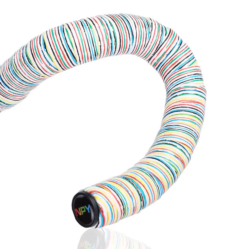Soft Non-Slip Silicone Shock Absorber Sweat Wrap Tape Road Bike Bar Tape Chrysanthemum Print Handlebar Tapes