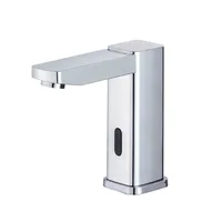 GORENCY Chromed Bathroom Faucet Deck Mounted Automatic Sensor Water Mixer Crane Free Touch Sink Tap Bathroom Sink Faucets 2