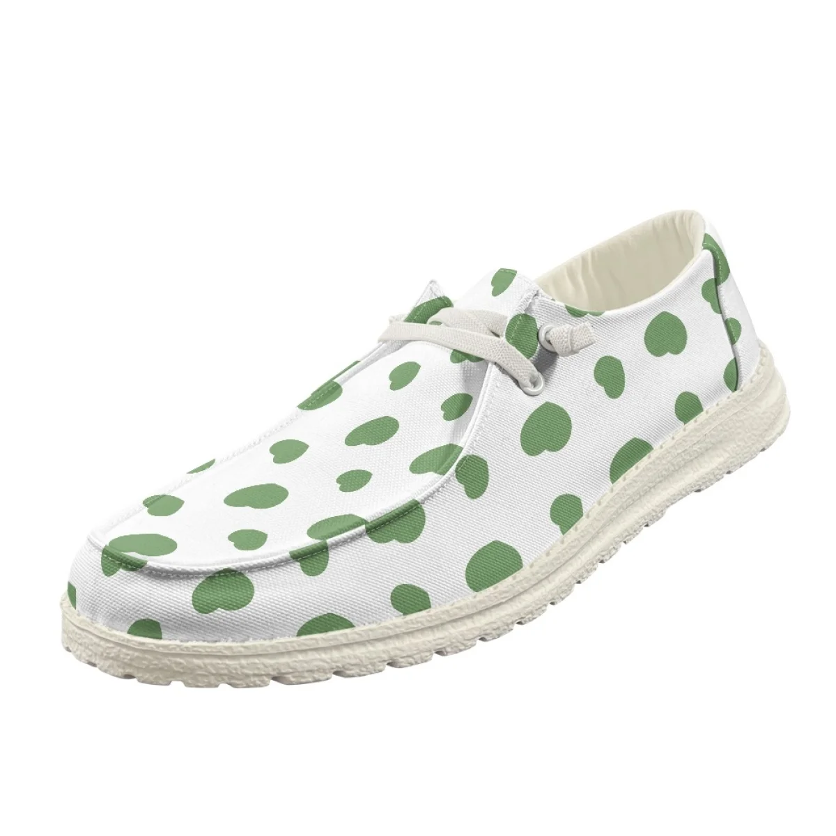 

ELVISWORD New Fashion Ladies Male Slip-on Flats Love Wave Point Multi Brand Design Sneakers for Man Women Casual Lace Up Loafers