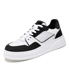  2022 New Spring Men Shoes Platform Male Casual Sneakers Men Board Shoes Fashion Thick-soled Men Vulcanized Shoes Student 