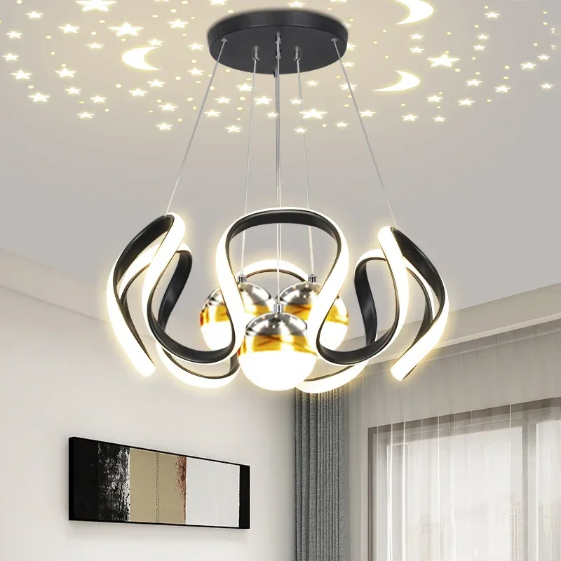 Lustre moderne élégant LED Lustre Art Design suspension salon cuisine plafonniers maison chambre décoration luminaire 1