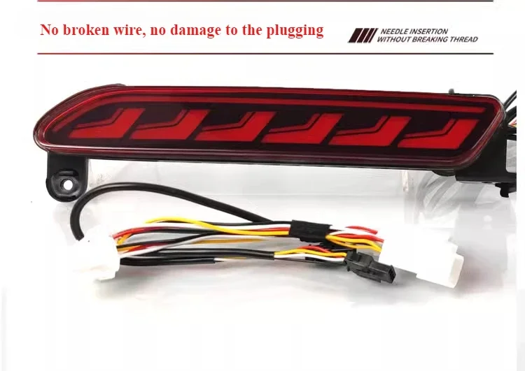 For Toyota RAV4 2020-2025 Rear Fog Lamp,Bumper Reflector Lights,LED Stream Flowing Rear Bar Light,Tail/Brake Lamp, Pilot Light detail image 5