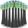 Replacement Toothbrush Heads with Covers for 7am2m AM101/AM105 Electric Toothbrush,10 Pack 1