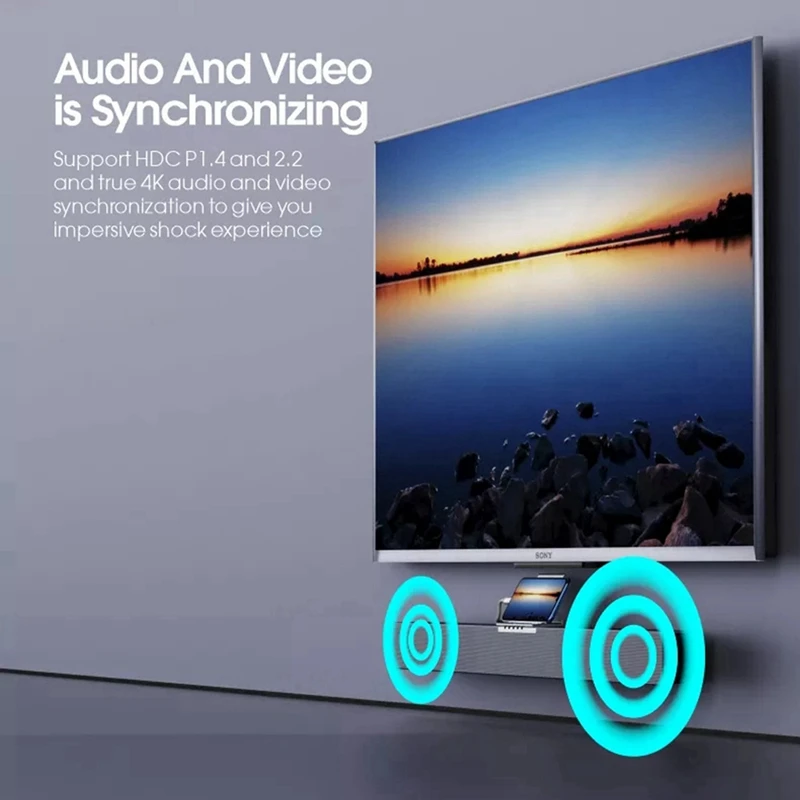 4 In 1 USB C  ,  C- HDMI ȣȯ USB 3.0 PD ŷ ̼ ȯ (Ʈ TV ), KT401