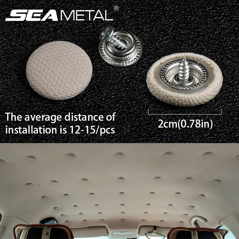 Car Roof Fastener Auto Interior Ceiling Cloth Fixing Buckles