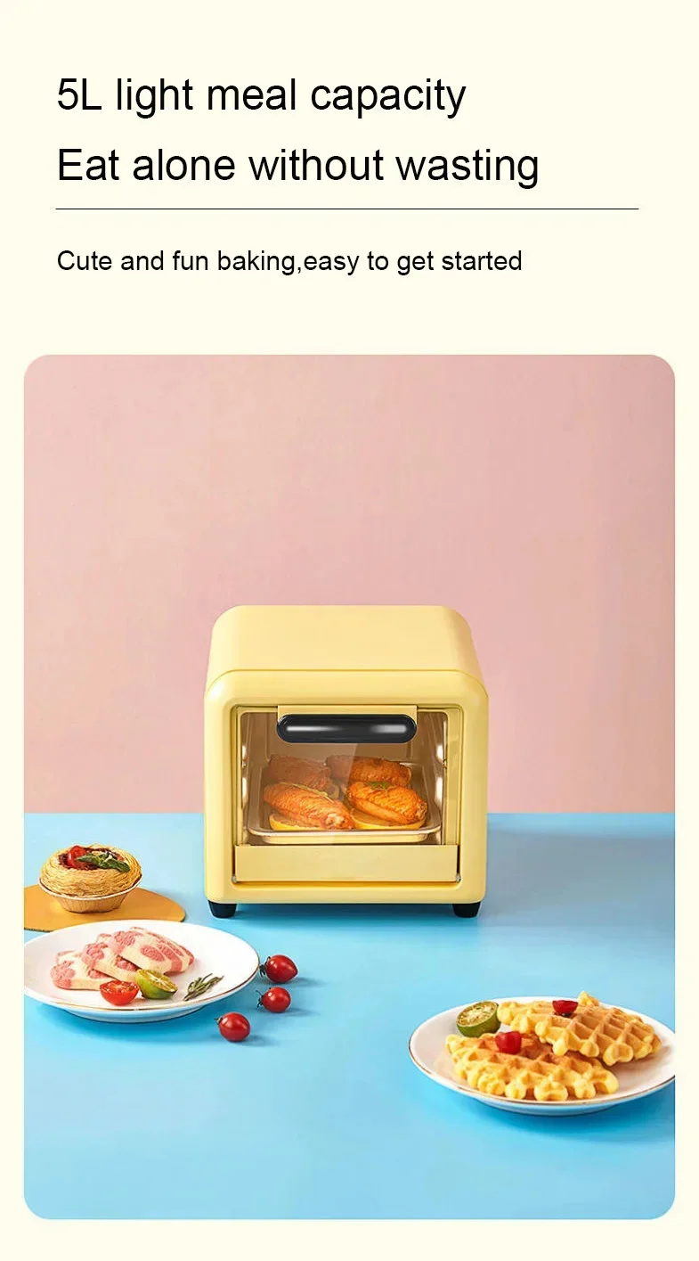 Description Picture 6 of item220V 300W 5L Multifunction Mini Electric Pizza Crepe Bakery Roast Oven Grill Breakfast Machine Cookies Cake Bread Maker