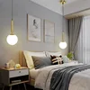 Modern Pendant Lights Glass Ball Chandeliers Lighting Hanging Lights Fixtures for Dining Room Bedroom Decoration Lighting 3