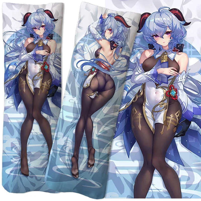 

Наволочка из аниме-игры Genshin Impact Ganyu Dakimakura, наволочка для подушки, обнимающая подушка для тела, привлекательная наволочка для кровати