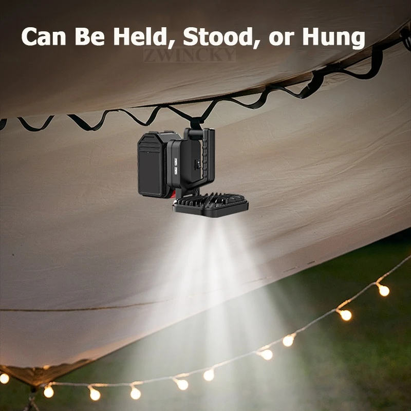 디월트용 USB 작업등 20V 리튬 배터리 캠핑 램프 LED 랜턴 야외 손전등 스포트라이트 비상용 도구 조명