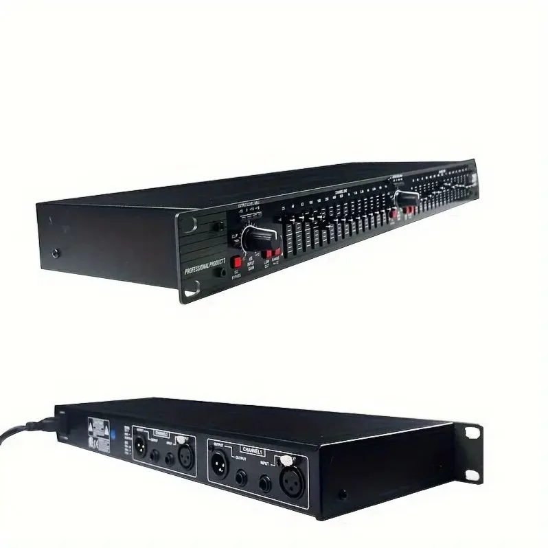 EQ215 Professional Audio Equalizer Boost Your Audio With US Plug Precision Tuning Ideal For Studios Live Performances