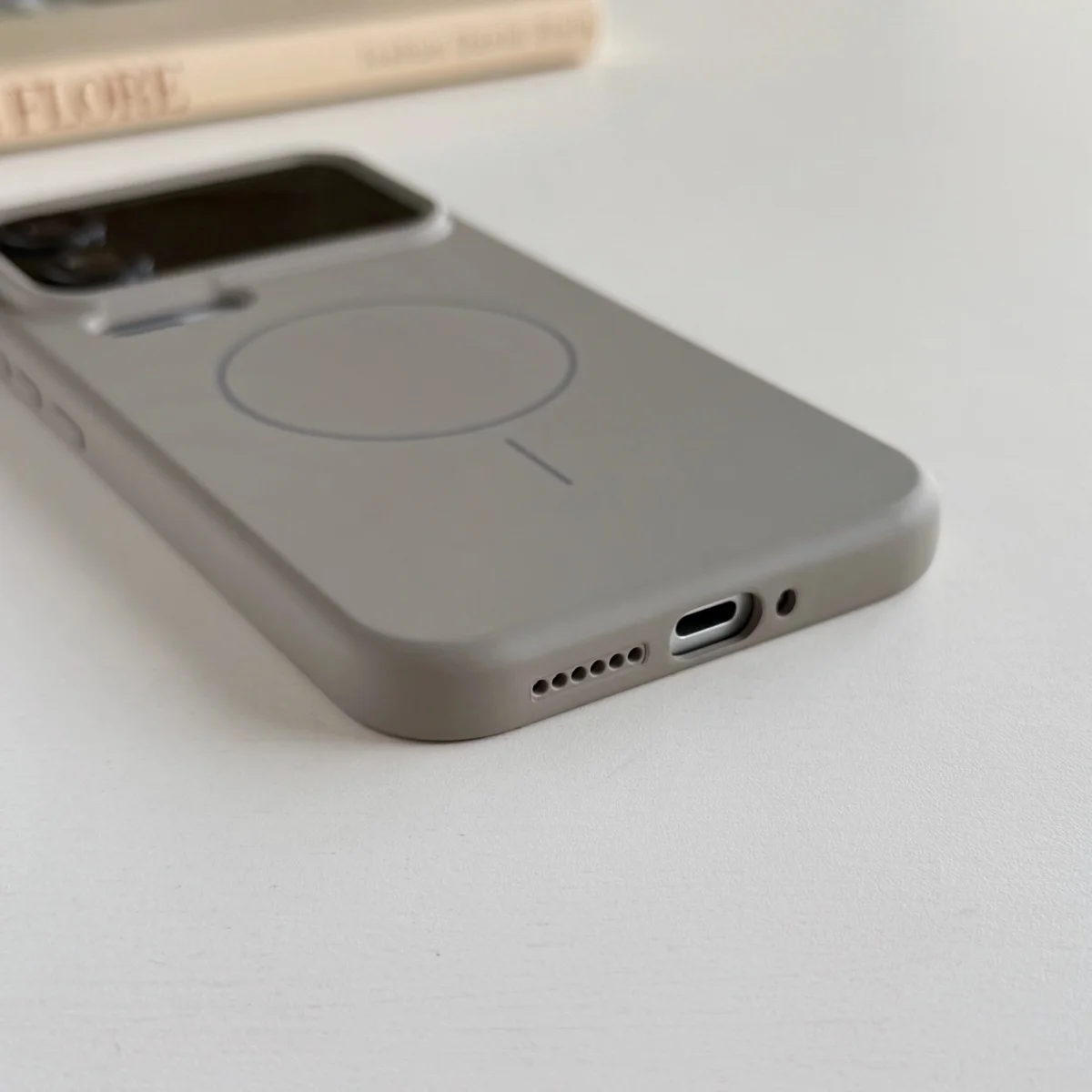 Premium Liquid Silicone Magnetic Phone Cover with MagSafe Compatibility