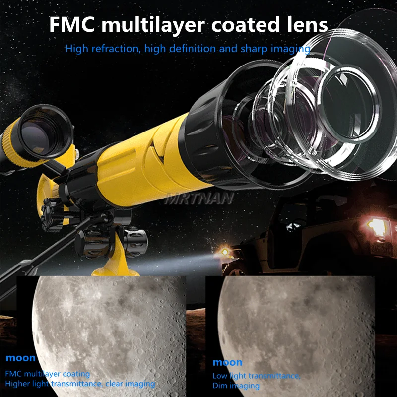 

Astronomical Telescope Zoom HD Deep Sky Starry Sky Stargazing Student Astronomical Telescope Children Gift