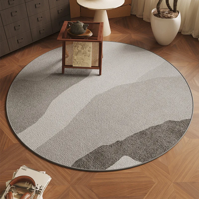 

Modern style round carpet home living room rocking chair floor mat study swivel chair mat bedroom bedside blanket