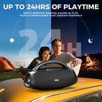 W-KING 200W RMS Portable Bluetooth Speakers, Massive Bass Party Boombox IPX7 Waterproof Speaker Large, Loud Outdoor Speaker - Image 4