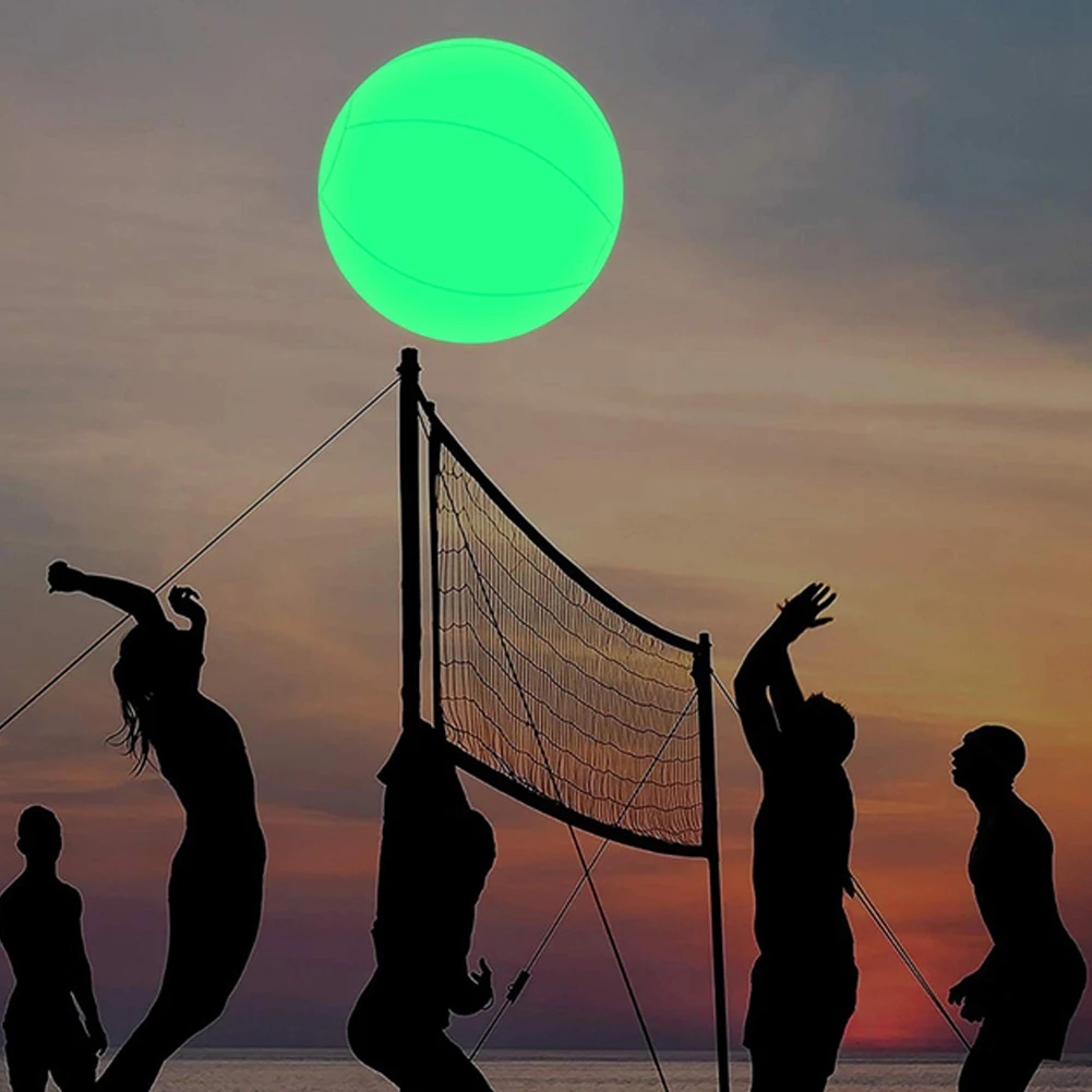 Garden Luminous LED Ball 16 Colors Inflatable Pool LED Balloon Remote Control Luminous Bouncy Ball Party Holiday Home Decoration