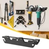 Angle Grinder Holder 2 Bay Multipurpose with Cord Hanger Wall Mount Bracket for Angle Grinders Garage Workspace Wrenches Cutters 1