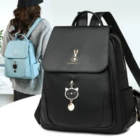 Marque femmes mode sac à dos voyage grand sac à dos en cuir PU sac à main cartable pour filles sac femme épaule sac à dos 2