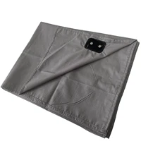 Drap de lit plat en Fiber d'argent 10% avec cordon de mise à la terre, feuille conductrice antistatique de Protection de la santé, libération du stress 4