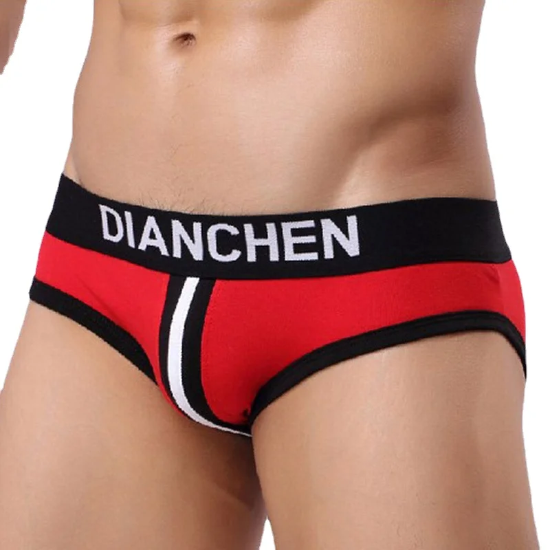 

Men Panties Sexy Thong Briefs Underwear Open Hollow Back Underpants Low Rise Hot Hips Up Three-dimensional Pouch Gay Underwear