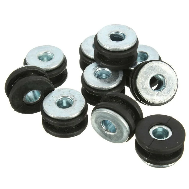 Stainless Steel Screws Screw Bolt Nut Set Hex Nuts Assortment Kit Screw Washer Nut Kit Hexagon Socket Head Cap Screw Auto Fasteners Assortment 10sets Motorcycle Rubber Grommets Bolts For Honda Yamaha Suzuki Kawasaki Fairing Rubber Grommets Washer Accessories