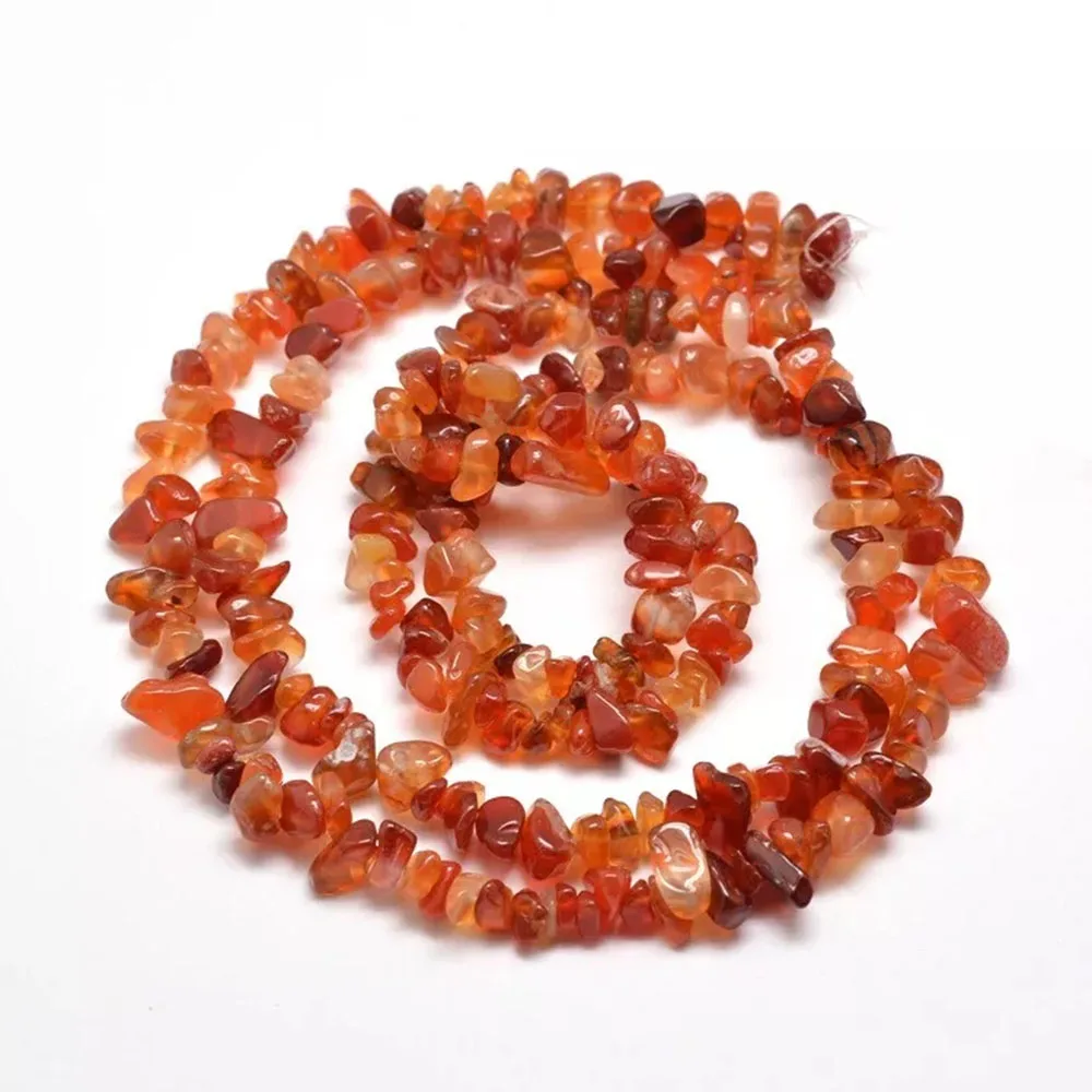 5-8mm Natural Chip Stone Bead Strand Drilled Irregular Crushed