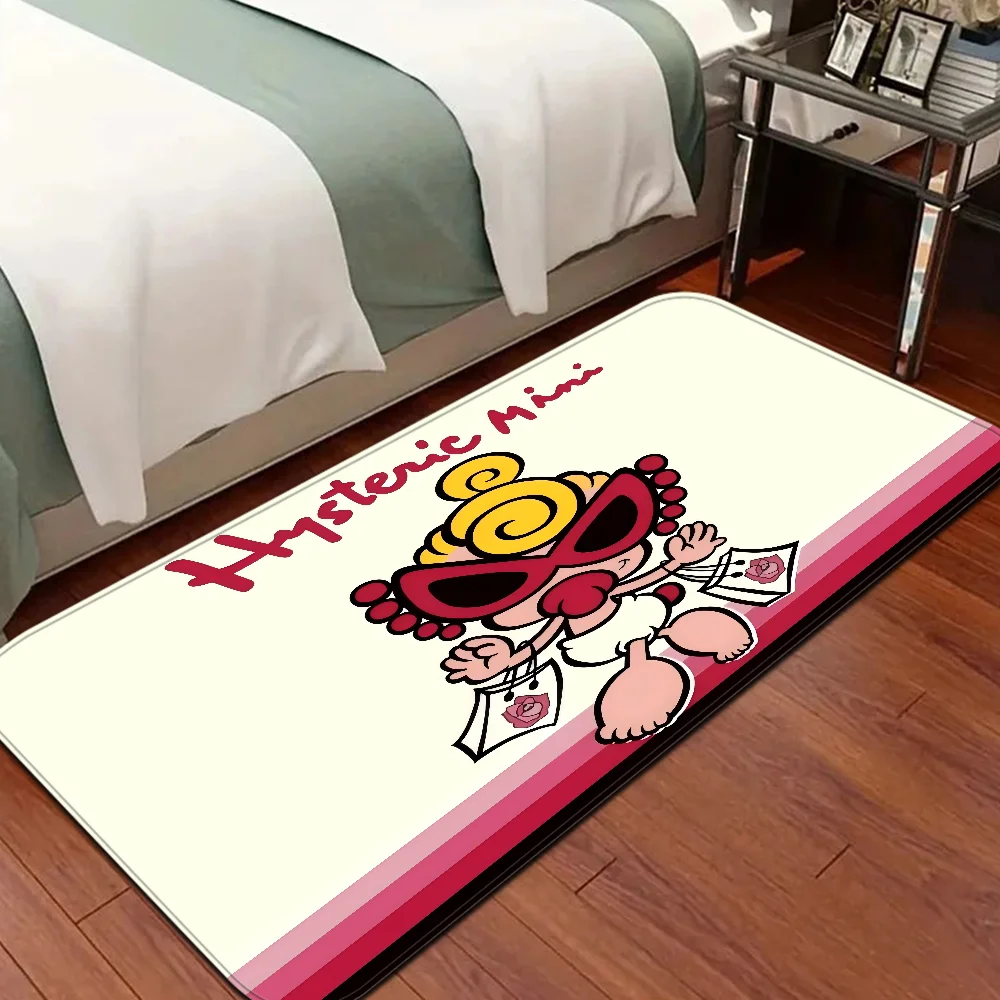 Japan Fashion H-Hysteric M-Mini Room Mats Cheaper Anti-slip Modern Living Room Balcony Printed Welcome Rug 2