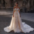 SoDigne Luxury Wedding Gowns Sequin Lace Appliques Ivory Corset Bride Dress With Detachable Train Women 2024 Wedding Dresses