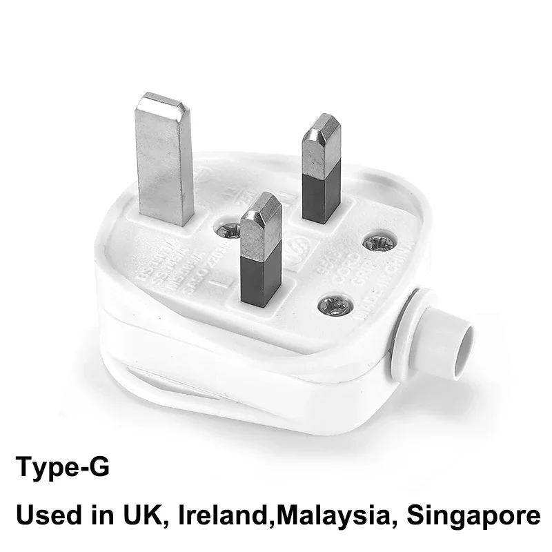 UK Plug-White