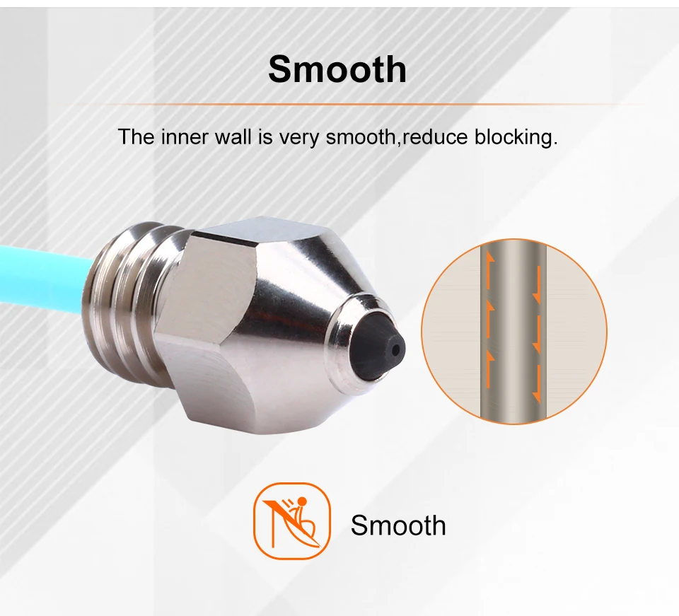 MK8 ZSD Diamond Plated Copper Nozzle