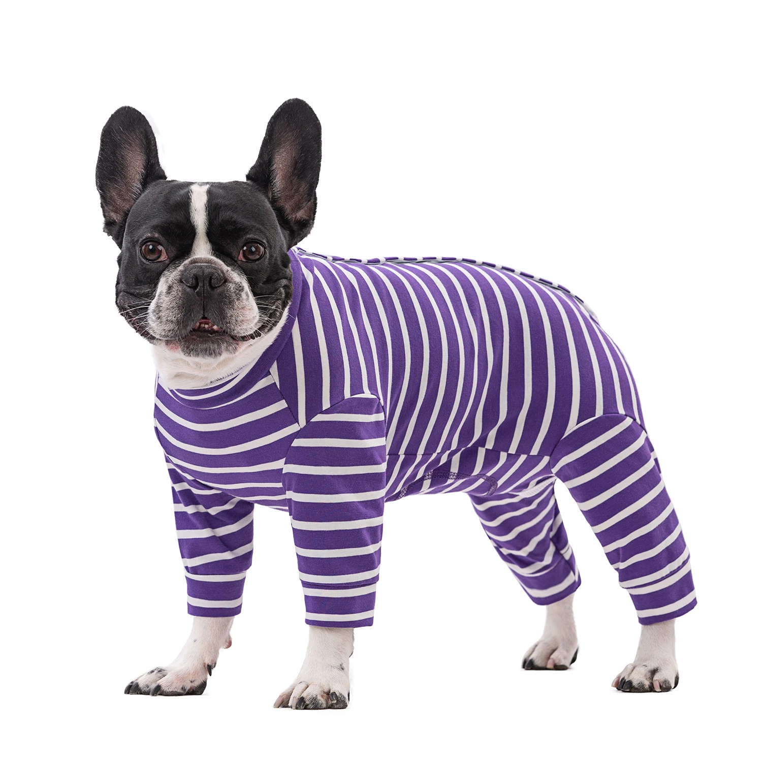 LovinPet Haustier-Pyjama Für Große Hunde (2XL) – Angstberuhigender Overall Mit Schafdruck, Langärmlig
