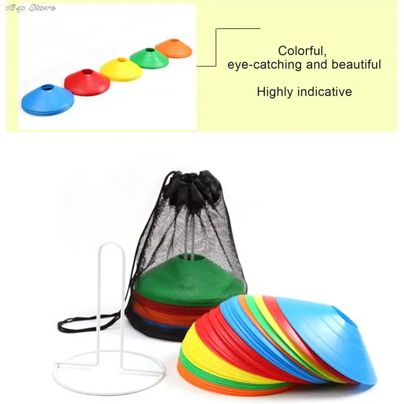 Description Picture 6 of item1pc Disc Cone Set Multi Sport Training Space Cones With Plastic Stand Holder For Soccer Football Ball Game Disc