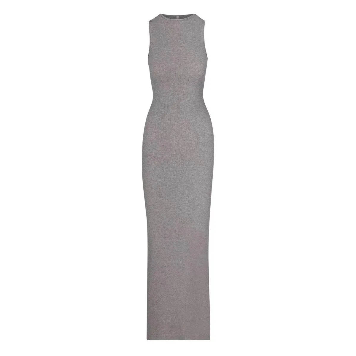 

Kim Kardashian Kylie sleeveless tank top dress halter skirt Long dress
