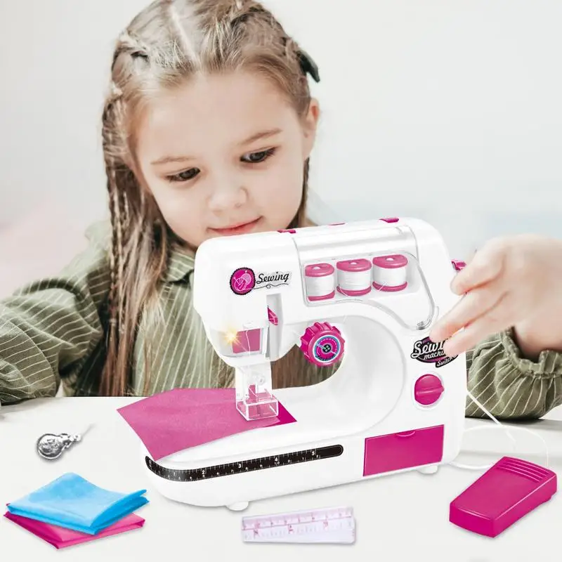 Macchina Da Cucire Per Bambini, Kit Da Cucito Per Bambini Dagli 8 Ai 12 Anni, Giocattoli Da Cucito Educativi, Macchina Da Cucire Per Principianti Per