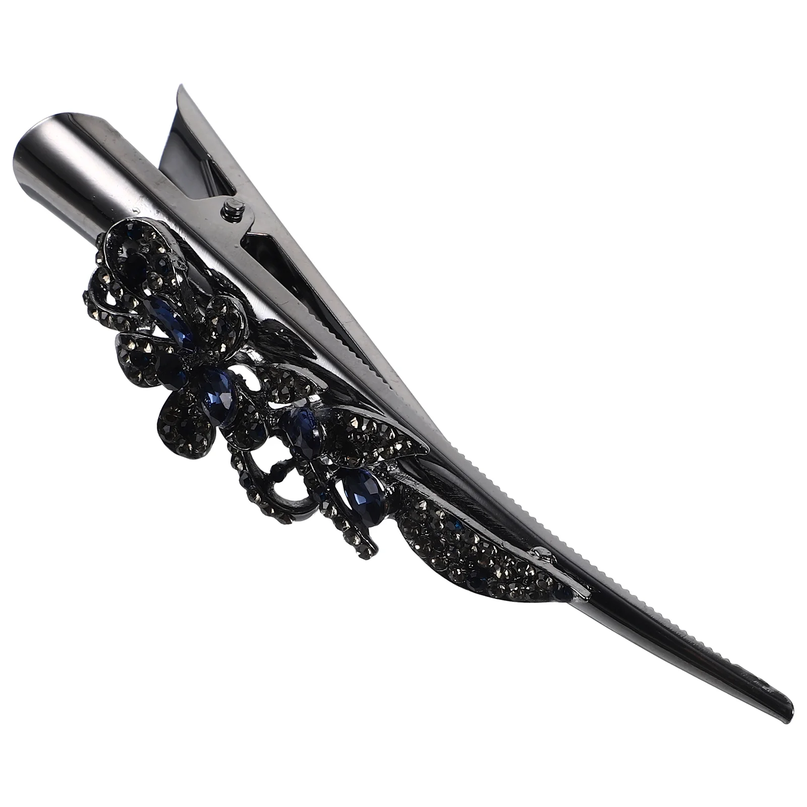 

Duckbilled Hair Clip Metal Hair Clip Rhinestone Hair Clip Vintage Hair Clip Decorative Hair Clip