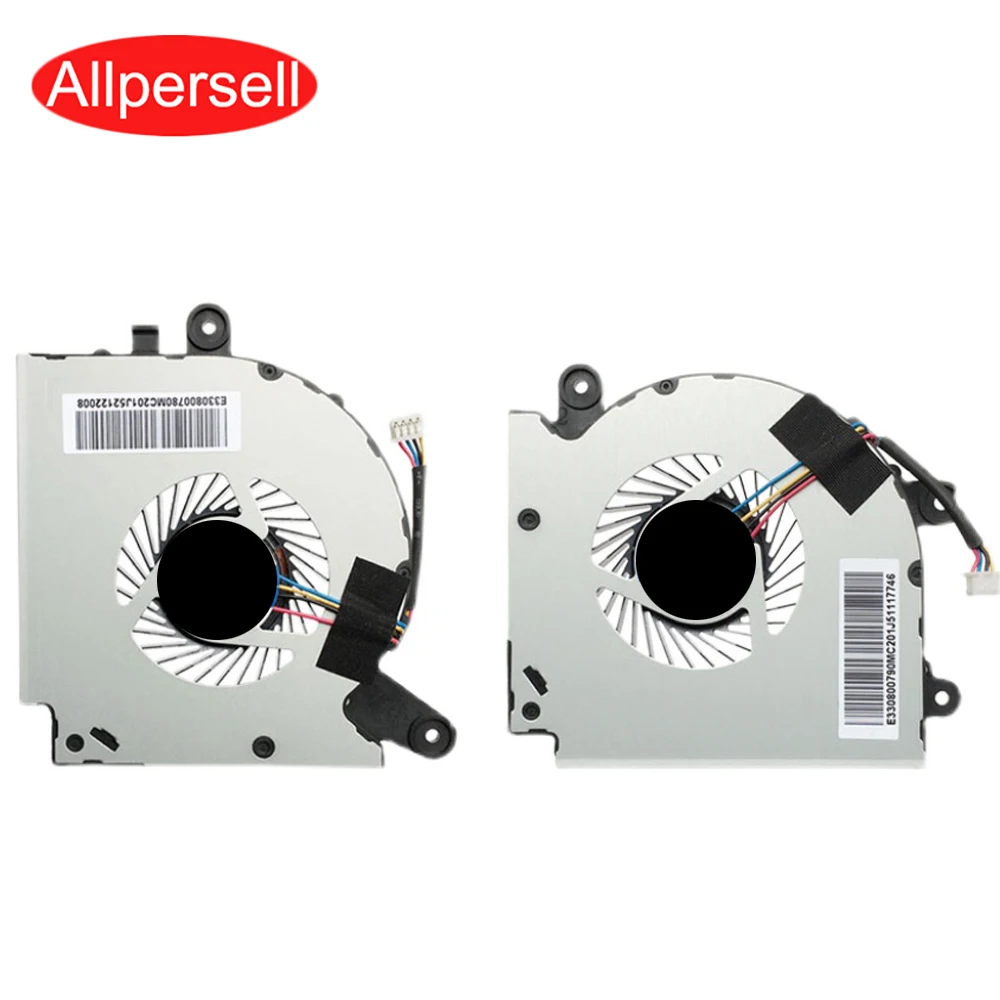 

Охлаждающий вентилятор для ноутбука MSI GF75 8RC 8RD 9SC 9SD MS-17F2/F3/F4/F5, радиатор N415 N416