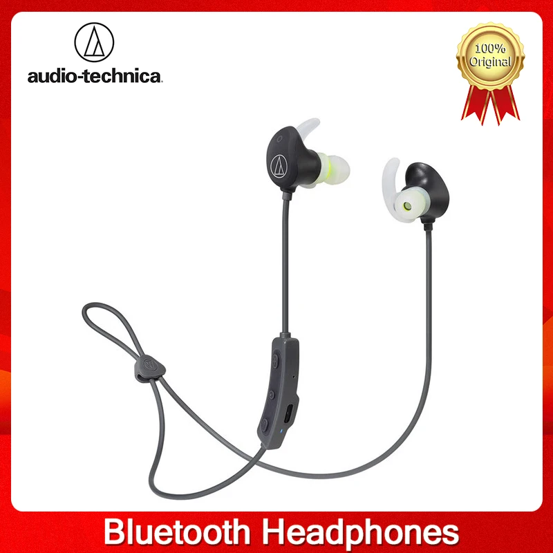 

Audio Technica ATH-SPORT60BT Wireless Bluetooth 5.0 Sport In-ear Eaphones IPX5 Waterproof With Remote Control