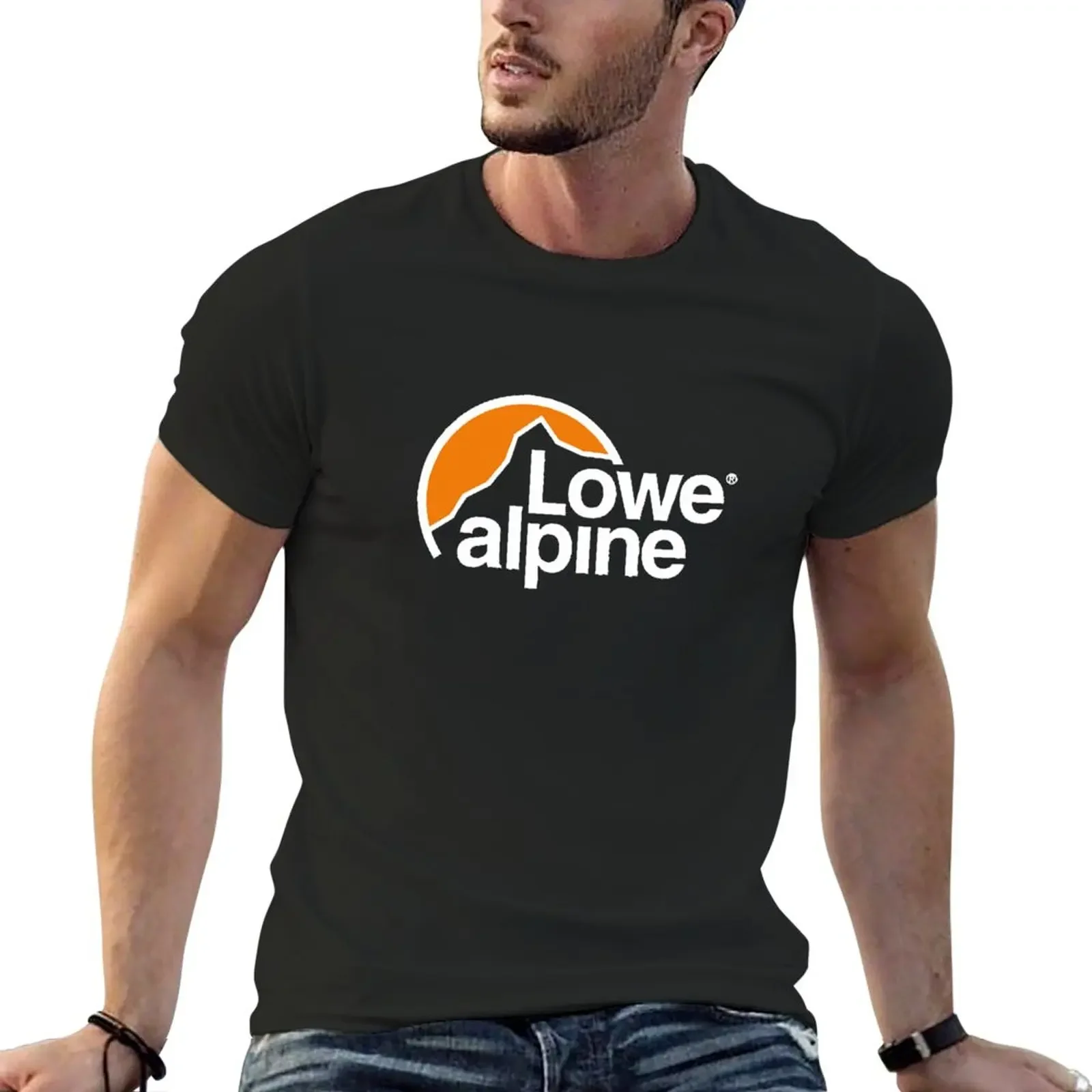 LOWE ALPINE-Camiseta de manga corta para niño, camisetas de algodón para fanáticos del deporte