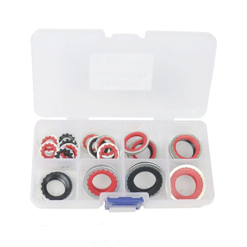 

30pcs Sealing Gaskets for Automotive Air Conditioning Systems Expansion Valve Gaskets Pipe Head Compressor Washers