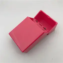 Transparent Acrylic Kpop Photocard Storage and Organizer Box (B - Pink)