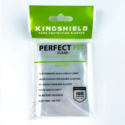 KINGSHIELD 100pcs/lot 64*89mm ClearCard Sleeve Perfect Fit Card Sleeve Card Protector Perfect Size PKM Inner Card Sleeves NO PVC - Image 5