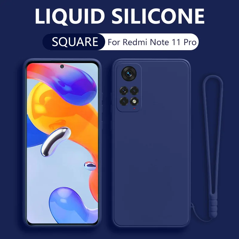Carcasă din silicon lichid pentru Xiaomi Redmi Note 11 10 9 Pro 11s 10s 9s 11E 11T Poco F3 X3 M3 M4 Pro Mi 11 Lite 5G NE_voghion.com