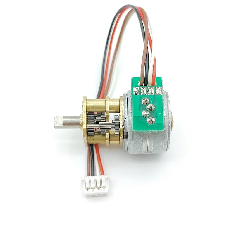 Mini 7 Tipo 10MM Riduzione Della Velocà Motore Passo-passo DC 5V 2 Fasi 4 Fili Completamente In Metallo Cambio A Ve Senza Fine Motore Passo-passo Robot Fai Da Te - Foto 10