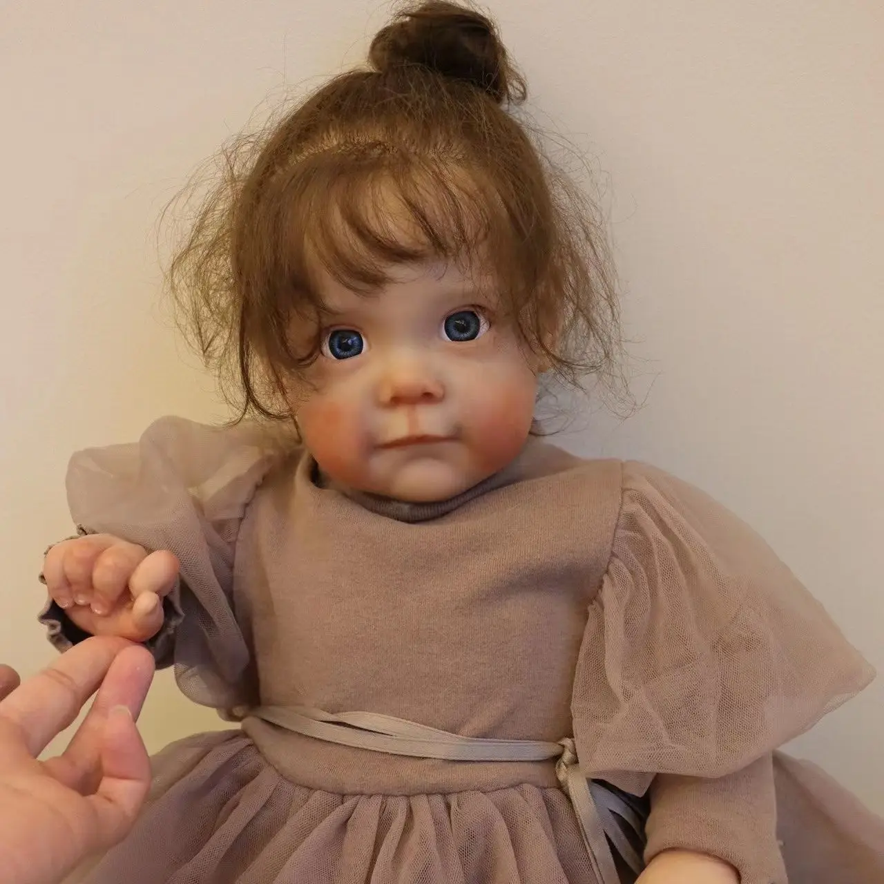 22 Pollici Maggie Girl Lovely Reborn Bebe Reborn Doll Con Capelli Radicati Museneca Bebe Reborn Bebe' Reborn Reailista