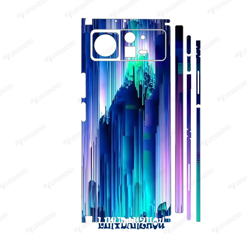 3M Intorno Alla Schiena + Cerniera + Adesivo Protettivo Laterale Per Xiaomi Mix Fold2 Cover Opaca Per Xiaomi Mix Fold 3 Back Sticker